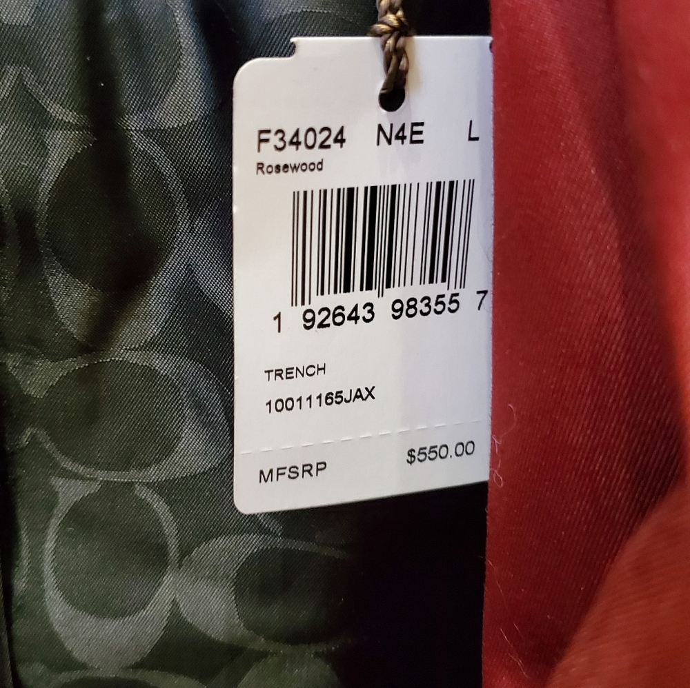 JUST SOLD ELSEWHERE ❣️COACH Trench Coat - Picture 13 of 16